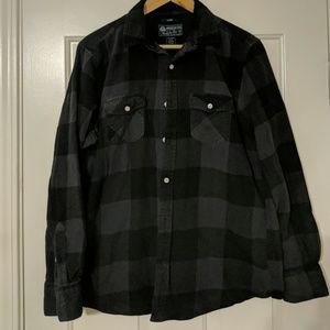 Comfy dark flannel shirt